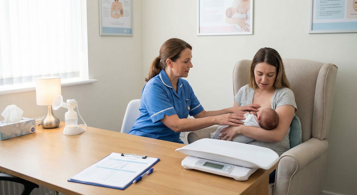 Położna wspiera karmienie piersią