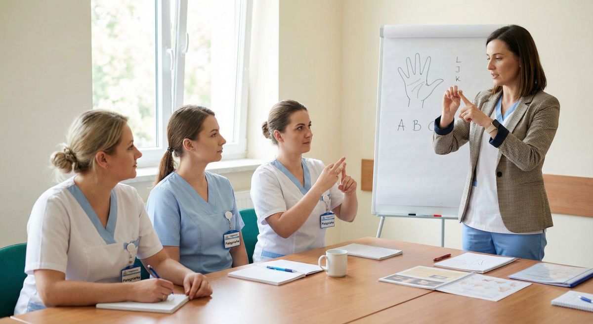 Nauka języka migowego pielęgniarek